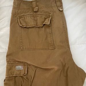 S & B Khaki men’s cargo short size 36